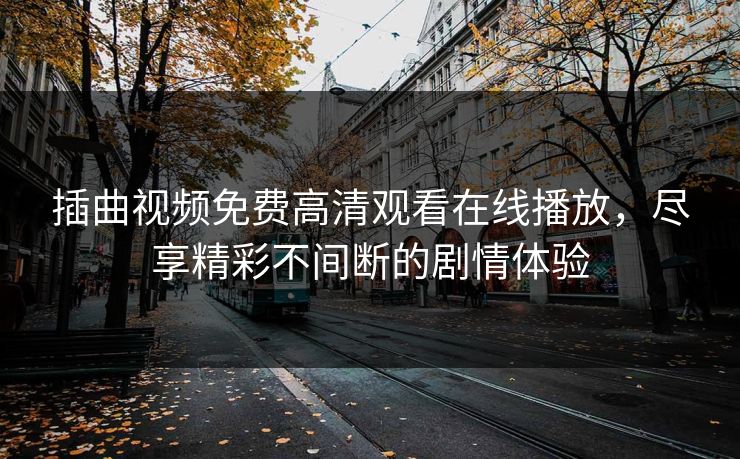 插曲视频免费高清观看在线播放，尽享精彩不间断的剧情体验